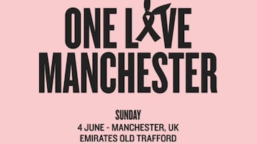 C&aacute;rtel del concierto ben&eacute;fico de Ariana Grande &quot;One Love Manchester&quot;