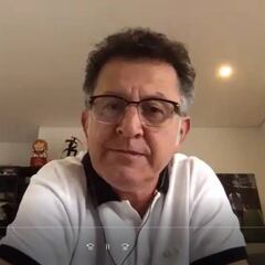 Juan Carlos Osorio y su rueda de prensa virtual en Nacional