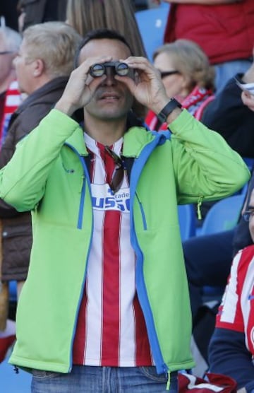 Gran ambiente en el Vicente Calderón. 