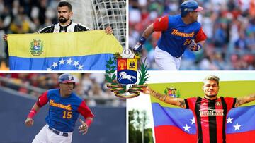 Los deportistas venezolanos se vuelcan con el d¨ªa de la independencia de Venezuela