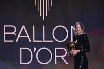 Balon de Oro 2021. Alexia Putellas, jugadora del FC Barcelona.