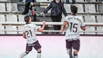 Partido entre el Burgos CF y el Eibar celebrado en el Estadio ‘El Plantío’.
Gol de Iñigo Córdoba del Burgos
10-01-2026 - RICARDO ORDÓÑEZ