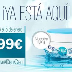 La crema Aqua Cien vuelve a los supermercados Lidl