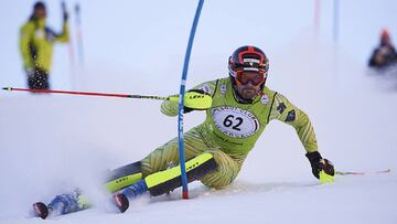 Quim Salarich, durante el descenso en el Trofeu MoraBanc.