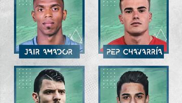 El Zaragoza hace oficiales los fichajes de Jair, Vuckic, Bermejo y Chavarr¨ªa