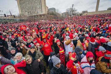 El desfile de campeón de Kansas City Chiefs en imágenes