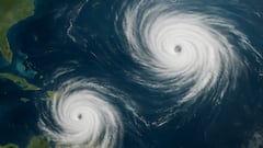 Tropical storm Humberto forecast: the rare Fujiwhara effect that could hit the Atlantic Ocean