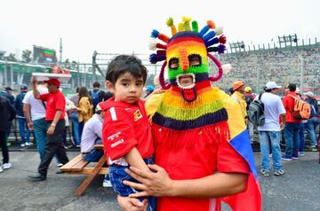 El color de la Clasificación en el Gran Premio de México