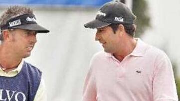 Olazábal y Sergio García se sitúan a un golpe de los líderes