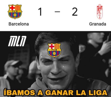 Los mejores memes del batacazo del Barcelona ante el Granada