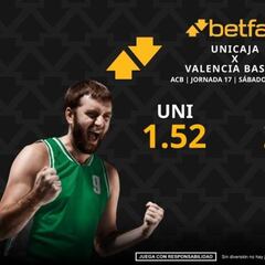 Unicaja Málaga vs Valencia Basket: horario, dónde ver, pronósticos, estadísticas y clasificación