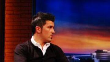 <b>Villa</b>, durante la entrevista con Buenafuente.