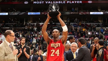 The Kobe Bryant Trophy given to the Most Valuable Player at the NBA All-Star Game will have a new look for this season.