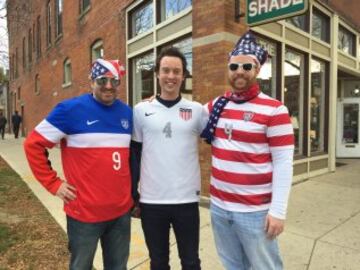 Así se vive el partido en el estado de Ohio para el encuentro entre la selección mexicana y el conjunto de las Barras y las Estrellas.