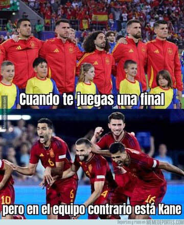 Los mejores memes de la final entre España e Inglaterra