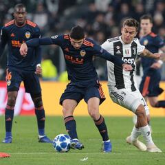 1x1 del Valencia: Guedes se topó contra un muro blanquinegro