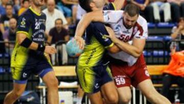 La defensa del Cangas base de sus éxitos.