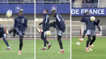 Pogba: Manchester Utd star all flicks and tricks on France duty