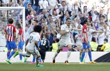 Gol 1-0 de Pepe jugador del Real Madrid