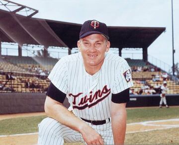 Harmon Killebrew era uno de los líderes de los Minnesota Twins de la década de los 60.