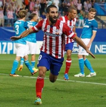 Su debut en Champions como atlético no pudo empezar mejor. Victoria con gol para el mago turco.