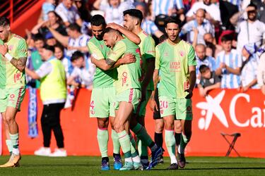 El Málaga cumple con el plan en ‘la pequeña Rosaleda’