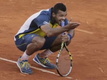 Las mejores imágenes de las semifinales Djokovic-Nadal y Ferrer-Tsonga