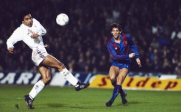 Gary Lineker jug¨® y triunf¨® en el Barcelona entre 1986 y 1989.