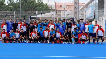 La Selección masculina de hockey.