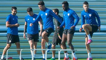 Sesión del Athletic hoy en Lezama