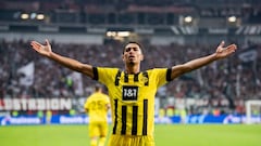 A report in the German media says four European clubs are in the running to sign Borussia Dortmund’s highly-rated England midfielder Jude Bellingham.