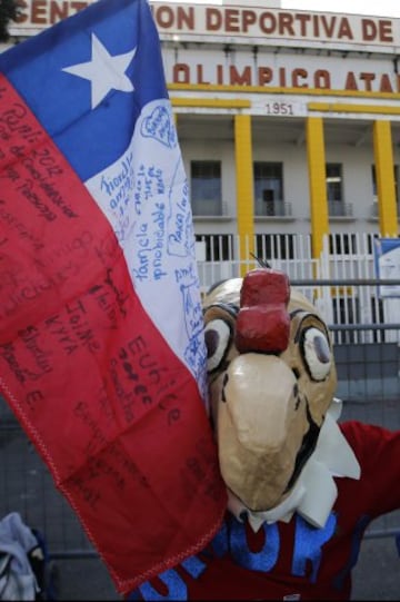 Las mejores imágenes de la previa del Ecuador - Chile