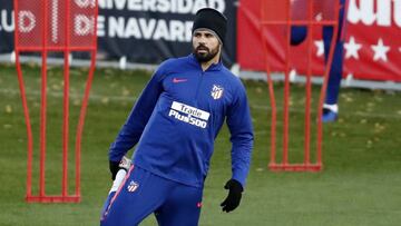 Costa en una sesi&oacute;n con el Atl&eacute;tico en noviembre. 