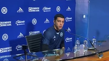 Erik Lira, mediocampista de Cruz Azul