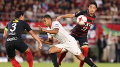 Muriel juega en la derrota del Sevilla ante el Kashima