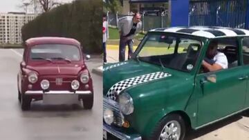 A lo Sergio Ramos: Mas apareció con un auto retro