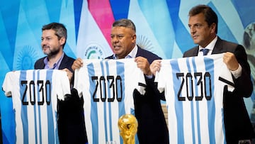 AFA president Claudio Tapia addressed concerns about costs for hosting the World Cup in Argentina, but said that the state “won’t have to invest anything”.