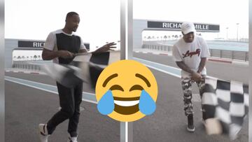 Will Smith enseña a mover la bandera a Hamilton y el vídeo se hace viral