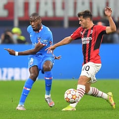 Las imágenes de la victoria del Atlético en Milán