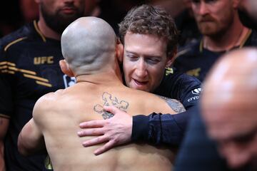 Felicitación de Mark Zuckerberg a Volkanovski tras el combate.