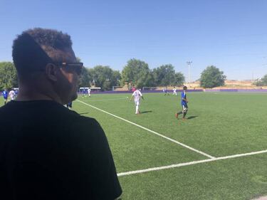 Ronaldo ya hace vida como presidente blanquivioleta