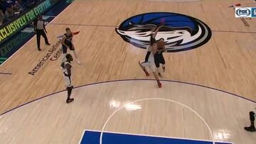 Doncic se inventa un nuevo registro: el triple malabarista