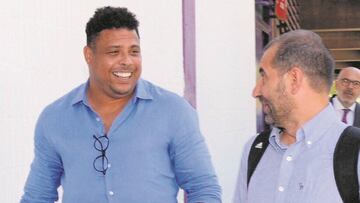 Está previsto que Ronaldo, presidente pucelano, esté hoy en el Bernabéu.