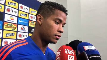 Wilmar Barrios habl&oacute; con la prensa en Yokohama, donde se prepara la Selecci&oacute;n Colombia para esta fecha FIFA.