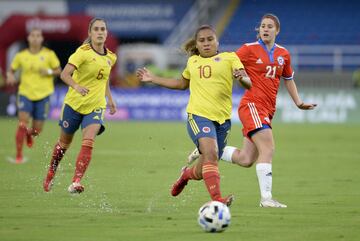 Con goles de Linda Caicedo y Manuela Vanegas, el combinado nacional se llevó la victoria en el partido de preparación rumbo a la Copa América.