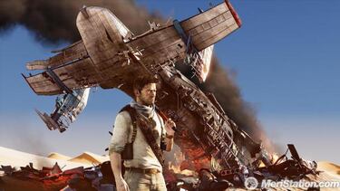 Uncharted 3 necesitó maquetas reales y un stuntman