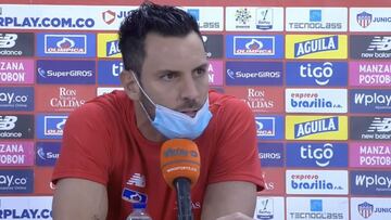 Sebastián Viera, molesto: "Junior no tiene un súper equipo"