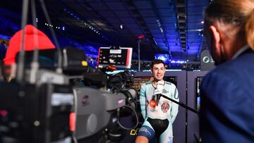 Sebastián Mora, en la UCI Track Champions League.