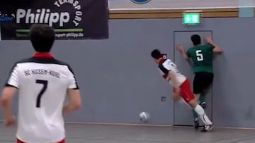 Robust futsal challenge leads to unexpected confrontation