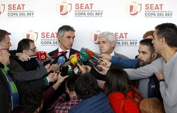 Relaciones institucionales del Sevilla y el gerente del Atlético de Madrid.